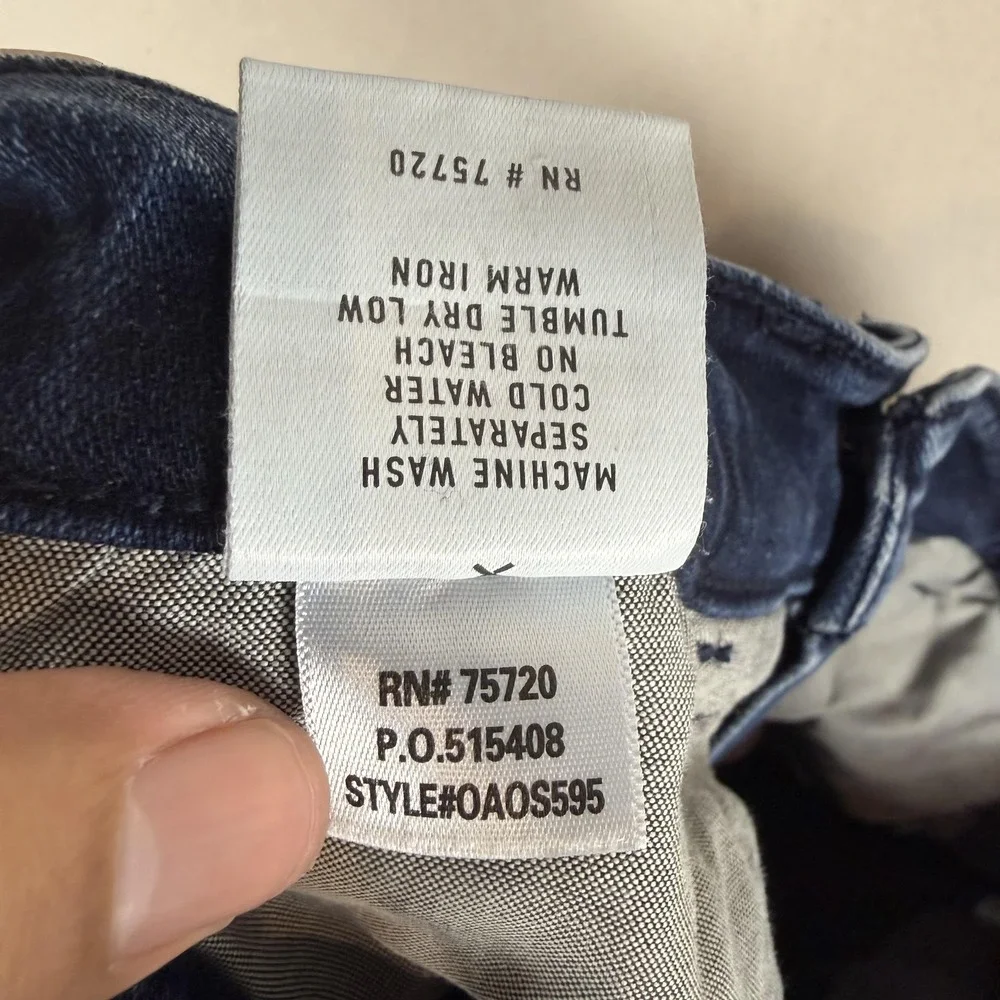 Outpost‎ Makers Jeans Mens 32x34 Blue Dark Wash Regular Straight Stretch Denim